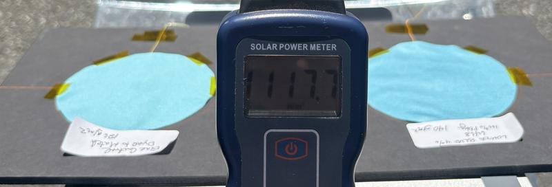 Full sun · 1,118 W/m²